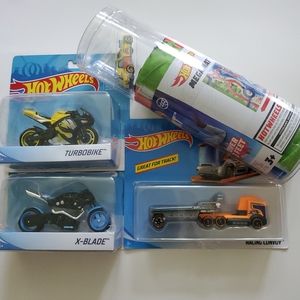 NEW Hot Wheels Racing Convoy, Turbobike, X-Blade,